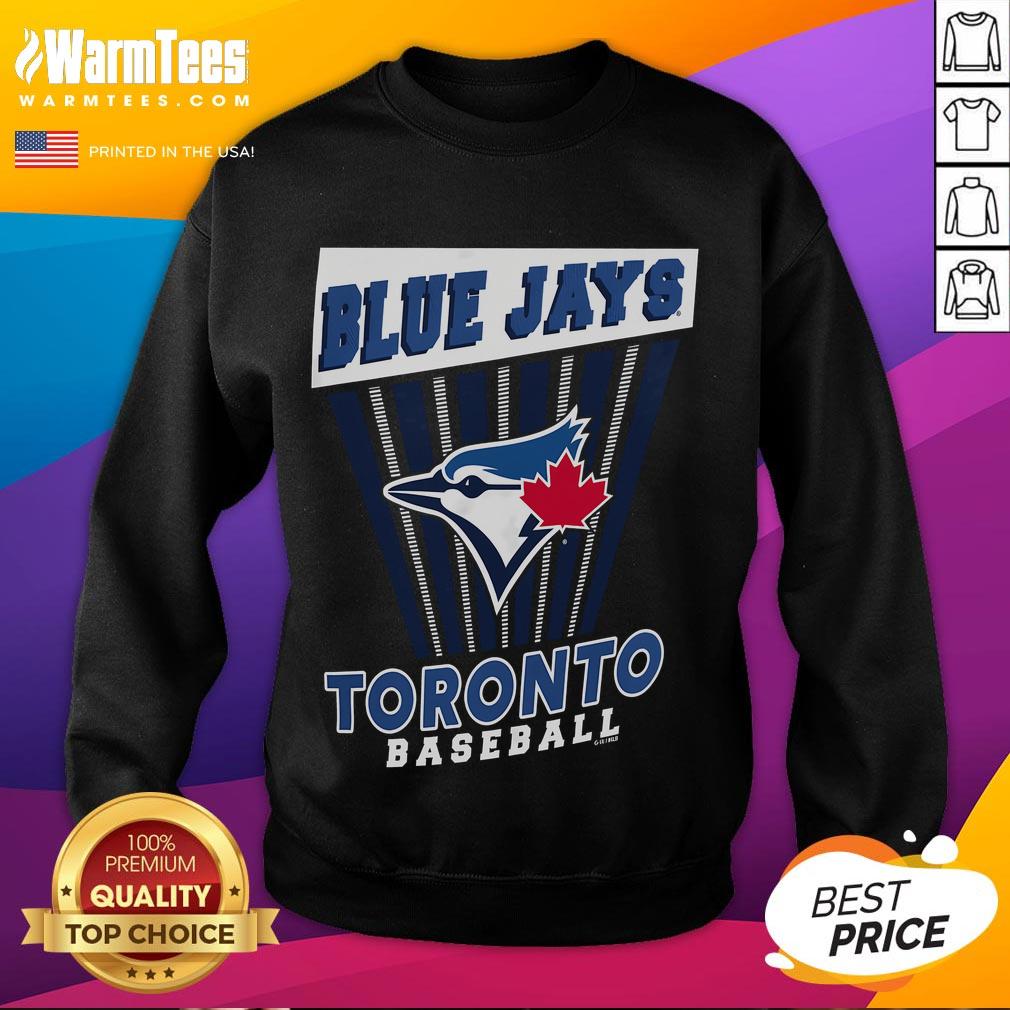 Adorable Toronto Blue Jays baseball starter sweatshirt for kids, featuring vibrant team colors and logo, perfect for young fans.