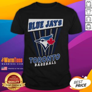 Adorable Toronto Blue Jays baseball starter t-shirt featuring team logo and vibrant colors for young fans.