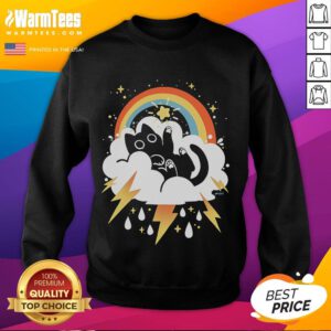 Alt Text: Cute Miski sweatshirt perfect for weathering the storm, featuring a cozy design and stylish details for any casual outing.