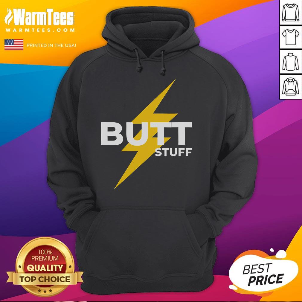 Colorful Funny Cruising Gays Parade hoodie featuring 'Butt Stuff Power Bottom' design, celebrating LGBTQ+ pride and humor.