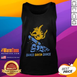 Funny dance of a cat on a skateboard wearing a skull tank top, showcasing playful antics and skateboarding fun.