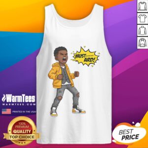 Funny mustard bold statement urban style design tank top perfect for casual outfits and making a stylish statement.
