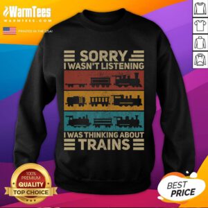 Funny retro wagon train lover sweatshirt featuring a model railroad conductor design, perfect for train enthusiasts.