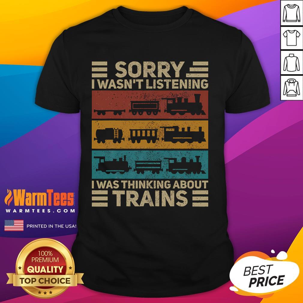 Funny retro wagon train lover model railroad conductor t-shirt featuring a whimsical train graphic and vintage style design.