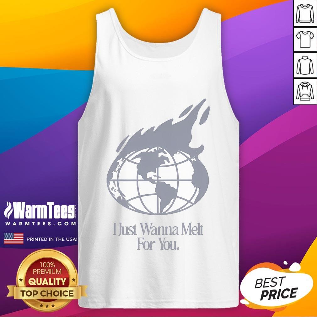 Good Beach Weather: I Just Wanna Melt For You Globe Tank Top, perfect for sunny days by the ocean.