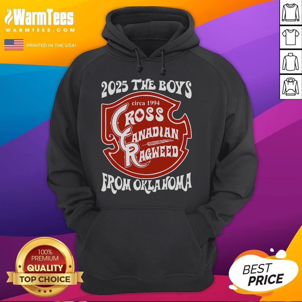 Alt Text: Good Cross Canadian Ragweed concert hoodie from The Boy From Oklahoma 2025 event, showcasing vibrant design.