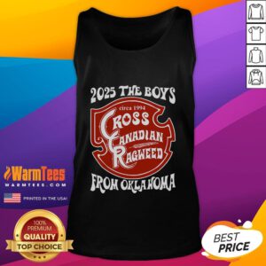 Good Cross Canadian Ragweed concert 2025 tank top featuring 'The Boy From Oklahoma' design in vibrant colors.