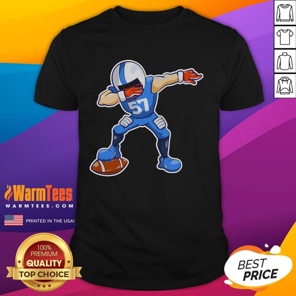 Good Dabbing Football Dab Dance T-Shirt featuring a fun graphic of a player doing the dab dance in vibrant colors.