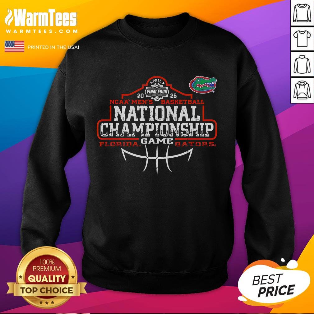 Good Florida Gators National Championship Men's Basketball 2025 Game Sweatshirt, featuring vibrant team colors and logo.