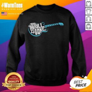 Alt Text: Good-Lyriclyfe The Thrill Is Gone Sweatshirt featuring stylish design and comfortable fit for casual wear.