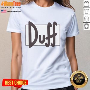 Good The Simpsons Duff Beer lightweight ladies tee featuring a fun graphic design perfect for fans of the show.
