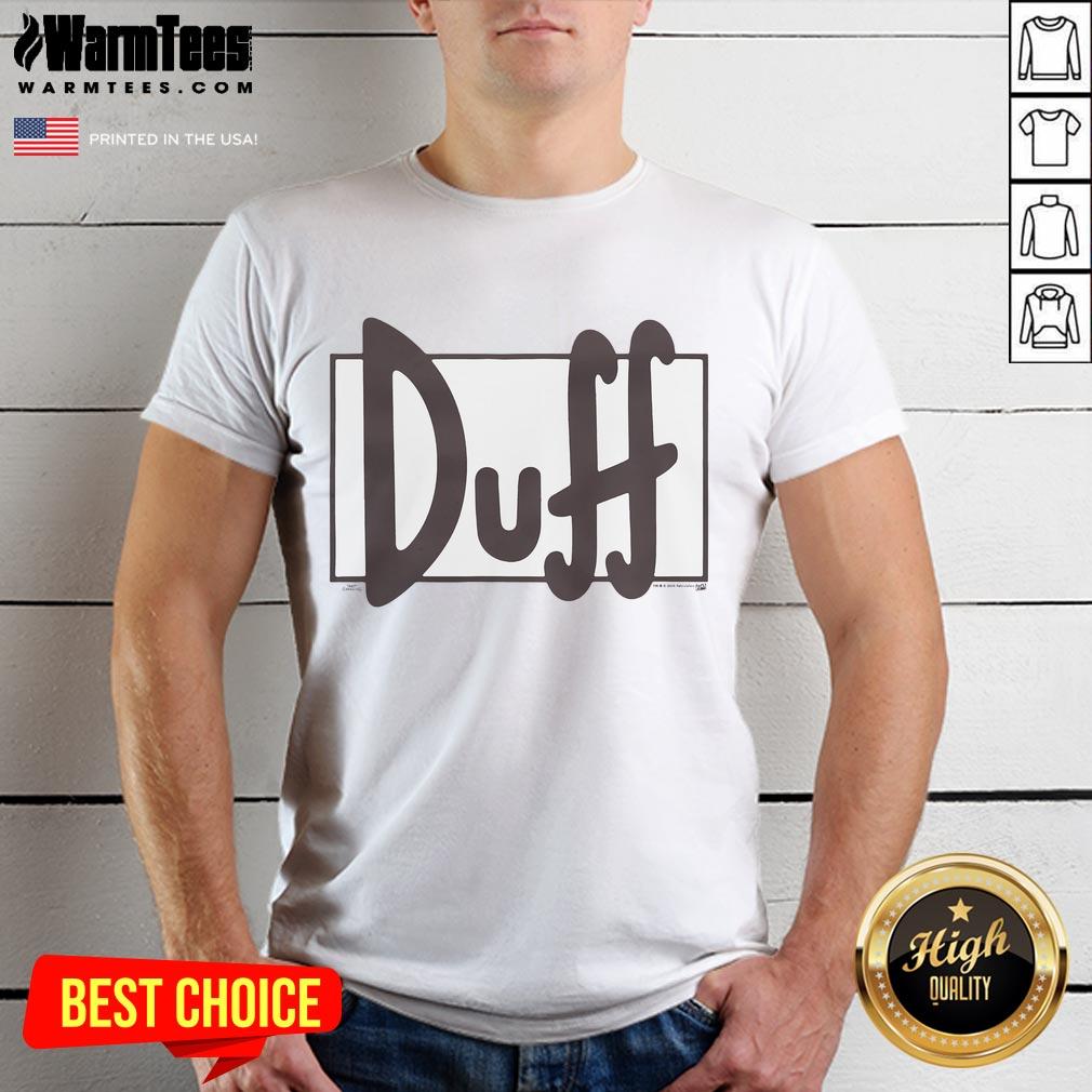 Good The Simpsons Duff Beer Lightweight T-Shirt featuring iconic logo, perfect for fans of the classic animated series.