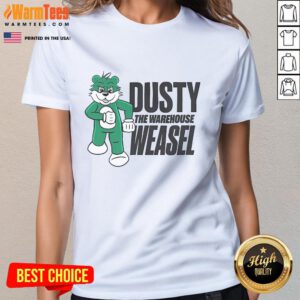 Nice Dusty The Warehouse Weasel Ladies Tee featuring a vibrant design and comfortable fit for stylish casual wear.
