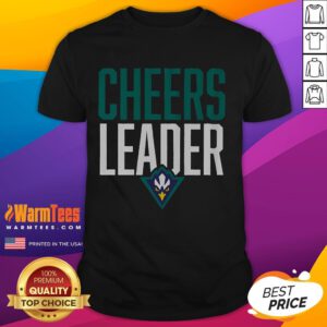 Nice UNC Wilmington Seahawks Cheers Leader T-Shirt in blue, featuring the Seahawks logo and vibrant design for fans.