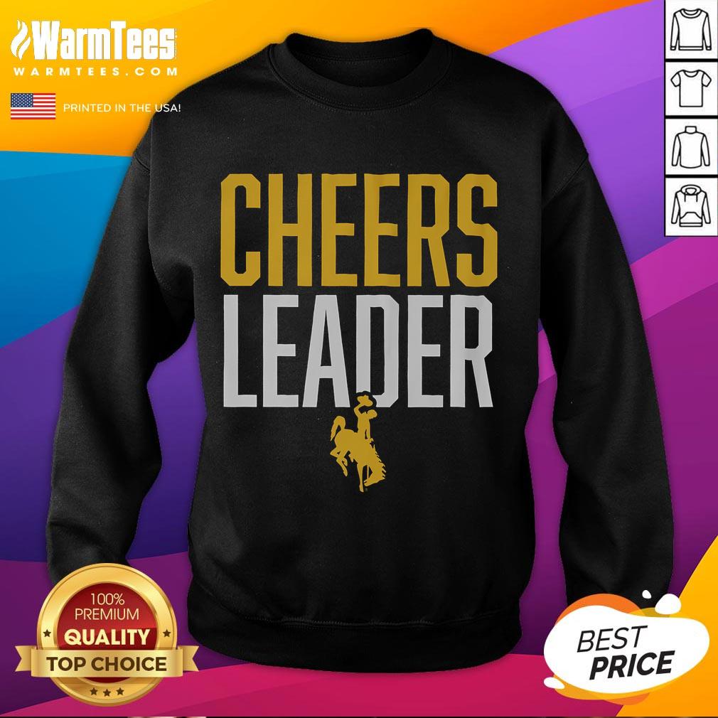 Nice Wyoming Cowboys cheerleader sweatshirt in vibrant colors, perfect for fans supporting their team.