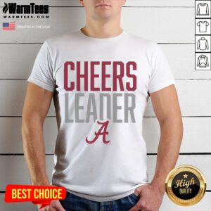 Official Alabama Crimson Tide Cheers Leader T-Shirt featuring team colors and logo, perfect for game day and fan spirit.
