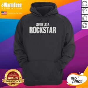 Official Josh Ross Lookin' Like A Rockstar Hoodie displayed on a stylish model, showcasing its trendy design and fit.