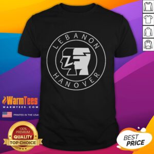 Official Lebanon Hanover Silhouette T-Shirt featuring a stylish silhouette design for fans and fashion enthusiasts.
