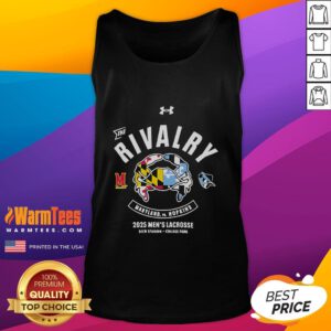 Official Maryland Terrapins vs Johns Hopkins Blue Jays 2025 rivalry performance tank top featuring team logos and vibrant design.