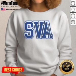 Original SVA Royals Summit View Academy sweatshirt showcasing vibrant school colors and stylish design for students.