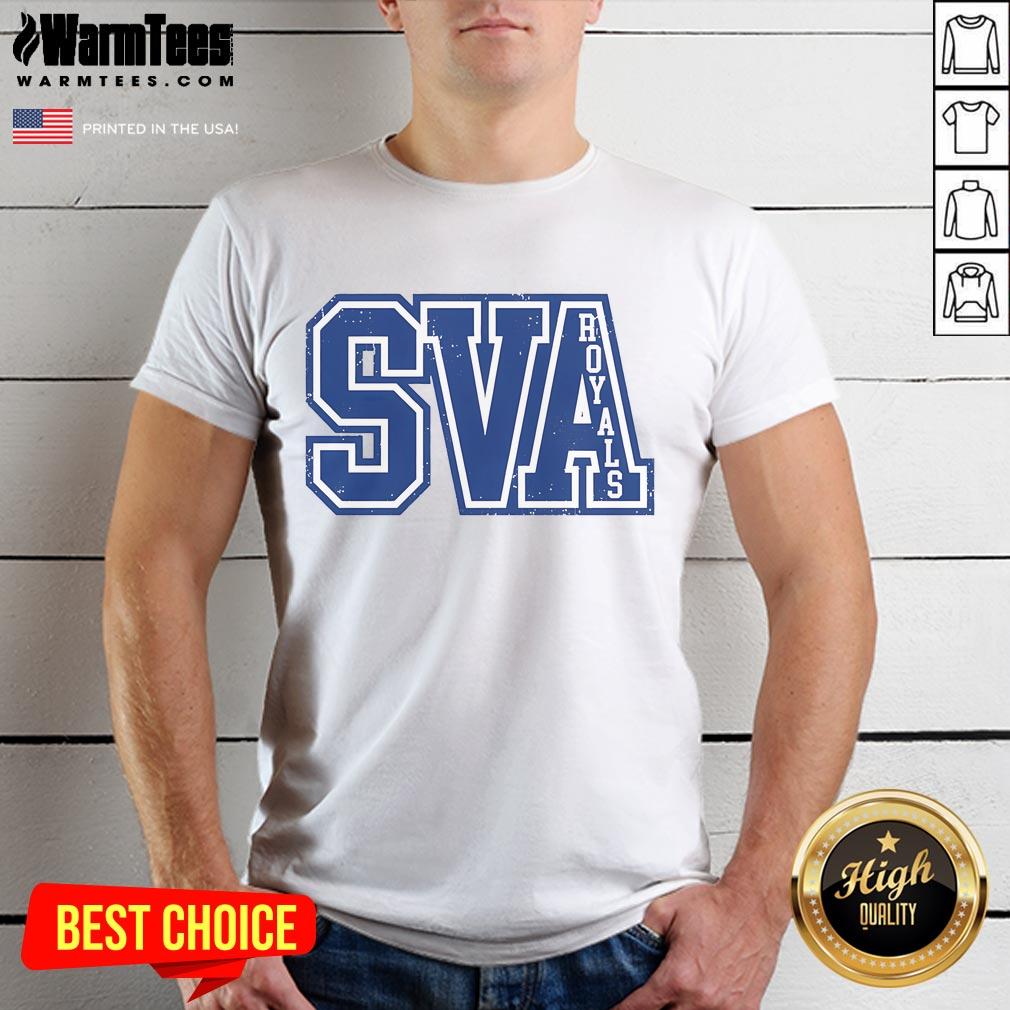 Original Sva Royals Summit View Academy T-Shirt featuring vibrant colors and school logo for proud students and alumni.