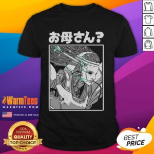 Premium Okaasan Mother Manga Robot T-Shirt featuring a vibrant anime design, perfect for manga and robot art enthusiasts.