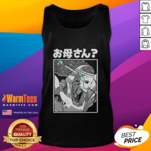 Alt Text: Premium Okaasan Mother Manga Robot Tank Top featuring a colorful anime design perfect for manga fans and casual wear.