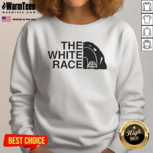 Premium The White Race Sweatshirt featuring a stylish design, perfect for casual wear and fashion enthusiasts.
