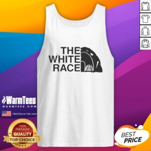 Premium The White Race Tank Top - stylish, comfortable white tank top for casual and sporty looks.