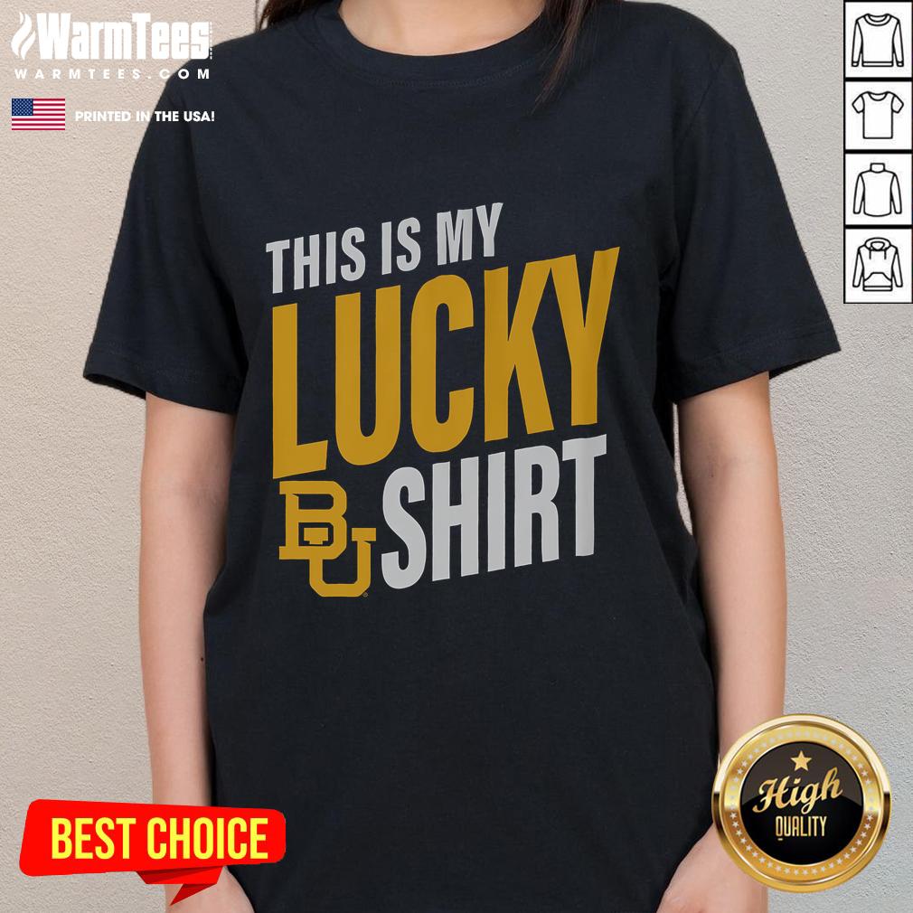 Top Baylor Bears This Is My Lucky Ladies Tee featuring a stylish design for fans, perfect for game day and casual wear.