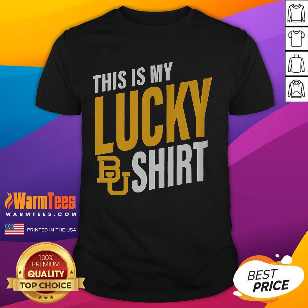 Top Baylor Bears This Is My Lucky T-Shirt featuring vibrant graphics and team colors, perfect for fans and game day.