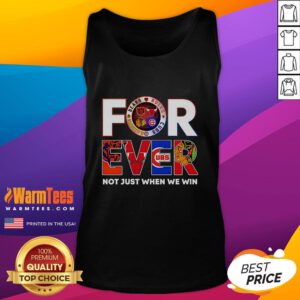 Awesome Chicago Forever tank top design featuring bold text, perfect for fans celebrating their team's spirit.