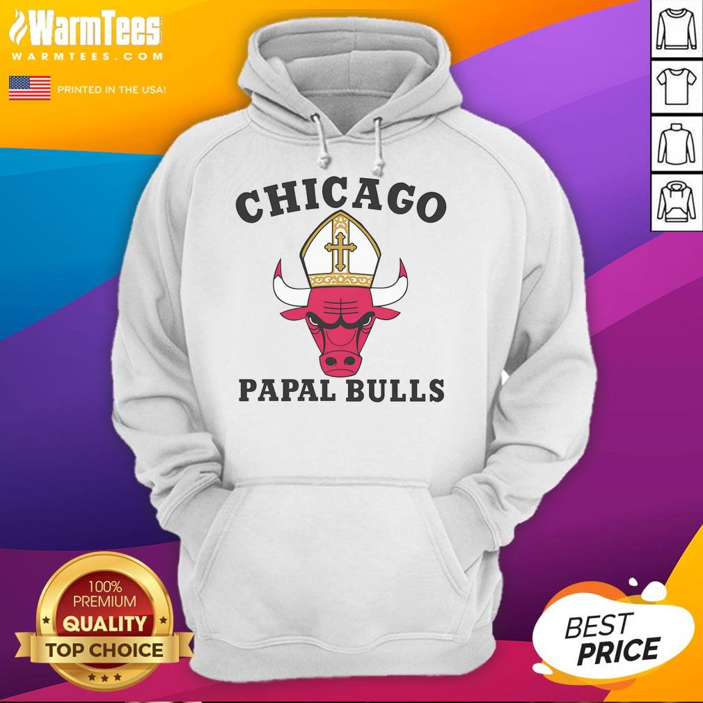 Stylish Awesome Chicago Papal Bulls Hoodie in vibrant colors, perfect for fans showcasing their team spirit.