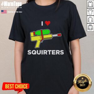 Awesome I Love Squirters Ladies Tee featuring a fun graphic design, perfect for casual wear and expressing love for squirters.