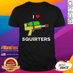 Awesome I Love Squirters T-Shirt featuring a vibrant design, perfect for water sports enthusiasts and casual wear.