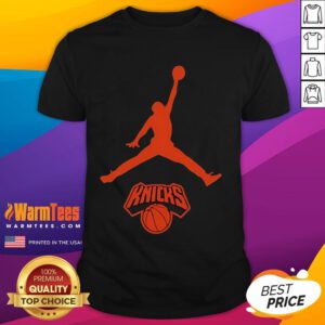 Awesome Jordan New York Knicks Basketball NBA Playoffs 2025 T-Shirt featuring bold graphics and team colors.
