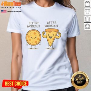 Alt Text: Cute ladies enjoying awesome pizza before and after workout, showcasing fun fitness lifestyle and delicious food choice.