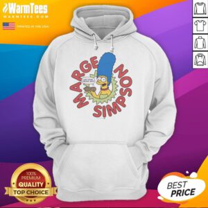 Awesome The Simpsons Marge hoodie with 'I Just Think Theyre Neat' design, perfect for fans of the show.