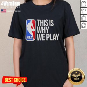 Awesome NBA logo ladies tee showcasing sporty style and team spirit for basketball fans.