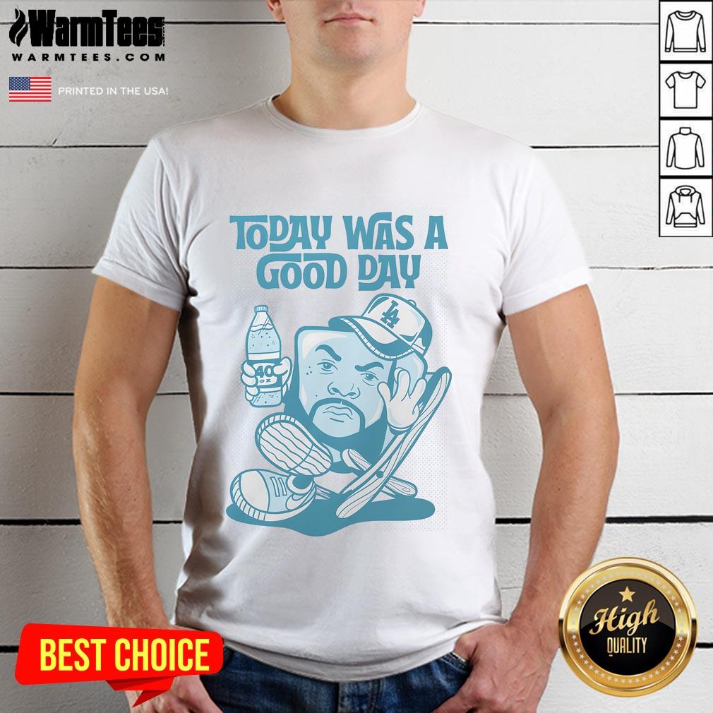 Awesome Today Was A Good Day Thumbs T-Shirt featuring a vibrant design and cheerful message perfect for positive vibes.