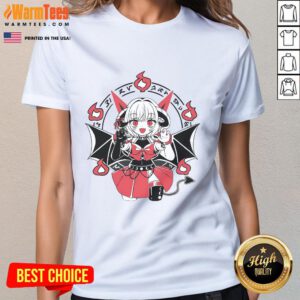 Cute Textilgremlin Vorbestellung Lightmotif Waifu Ladies Tee featuring a playful design for anime fans.