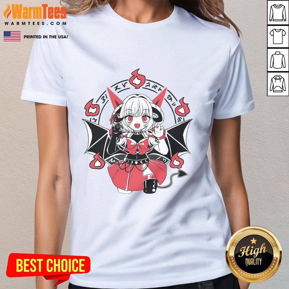 Cute Textilgremlin Vorbestellung Lightmotif Waifu Ladies Tee featuring a playful design for anime fans.