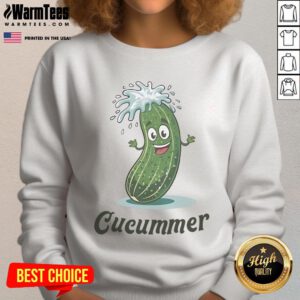 Funny Cucumber Dick Lazers Sweatshirt featuring a playful graphic design of cucumbers and lasers on a cozy fabric.