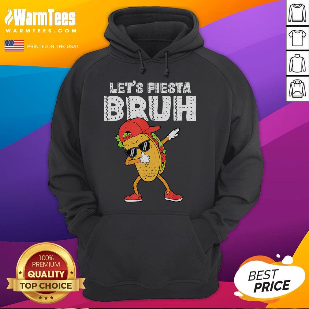 Alt Text: Funny taco dabbing in a colorful design, perfect for Cinco de Mayo fiesta celebrations on a cozy Mexican hoodie.