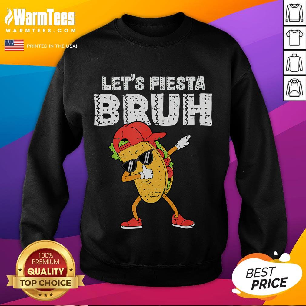 Funny taco dabbing in a colorful design on a Cinco de Mayo sweatshirt, perfect for festive fiesta celebrations.