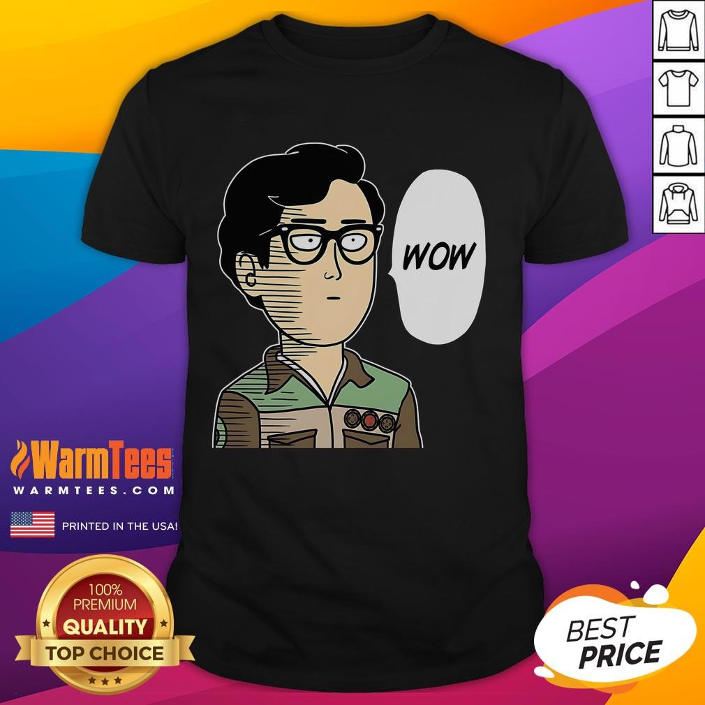 Funny Wow Saitama Ok Meme T-Shirt featuring a humorous graphic of Saitama from One Punch Man, perfect for anime fans.