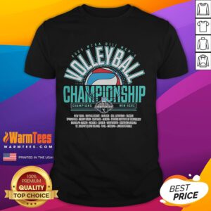 Good 2025 NCAA D3 Men's Volleyball Championship T-Shirt featuring vibrant design and team colors for passionate fans.