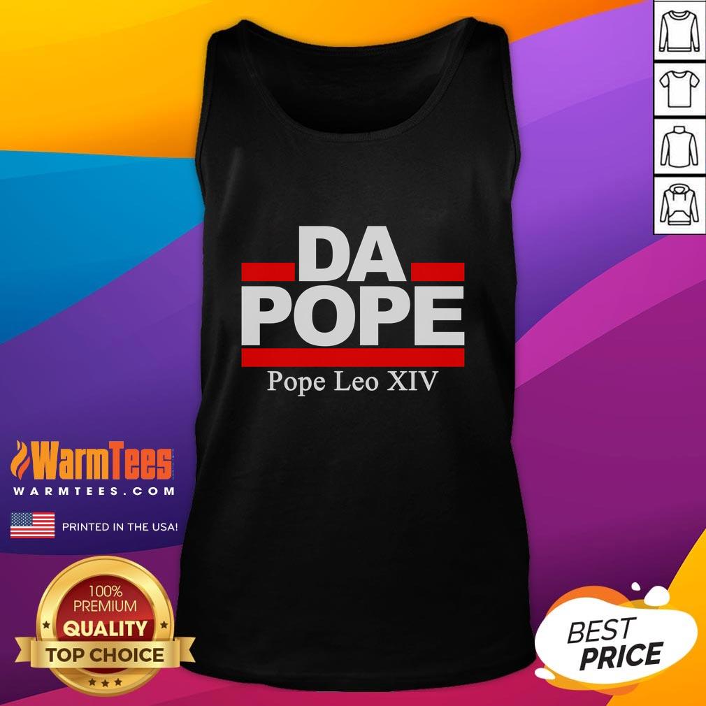 Alt Text: Good Chicago Da Pope Leo XIV Cardinal Robert Prevost tank top featuring vibrant design and bold colors.