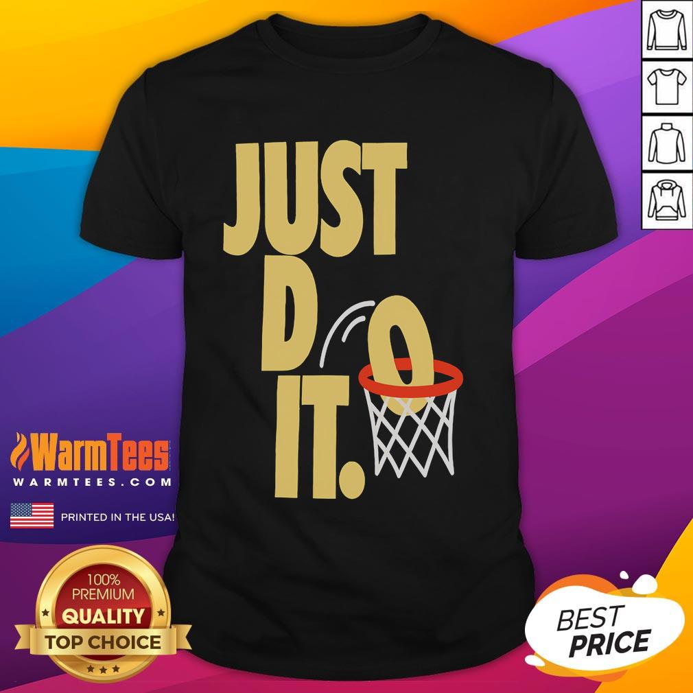 Good Just Do It Basketball T-Shirt featuring a bold graphic design perfect for sports enthusiasts and casual wear.