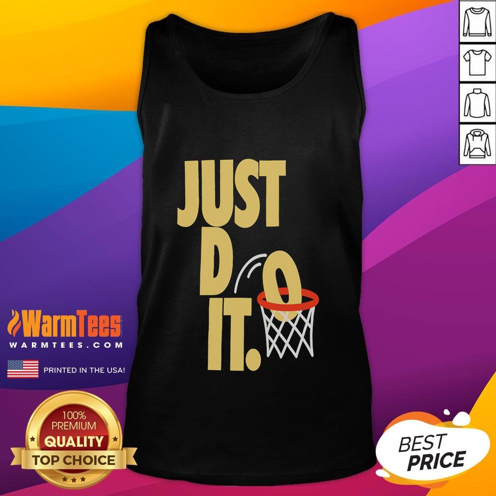 Good Just Do It Basketball Tank Top featuring a bold graphic design, perfect for athletes and sports enthusiasts.